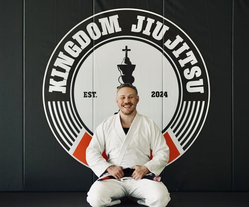 Brazilian jiu jitsu black belt Charlie Hill of Kingdom Jiu Jitsu Academy in Yukon, Oklahoma.